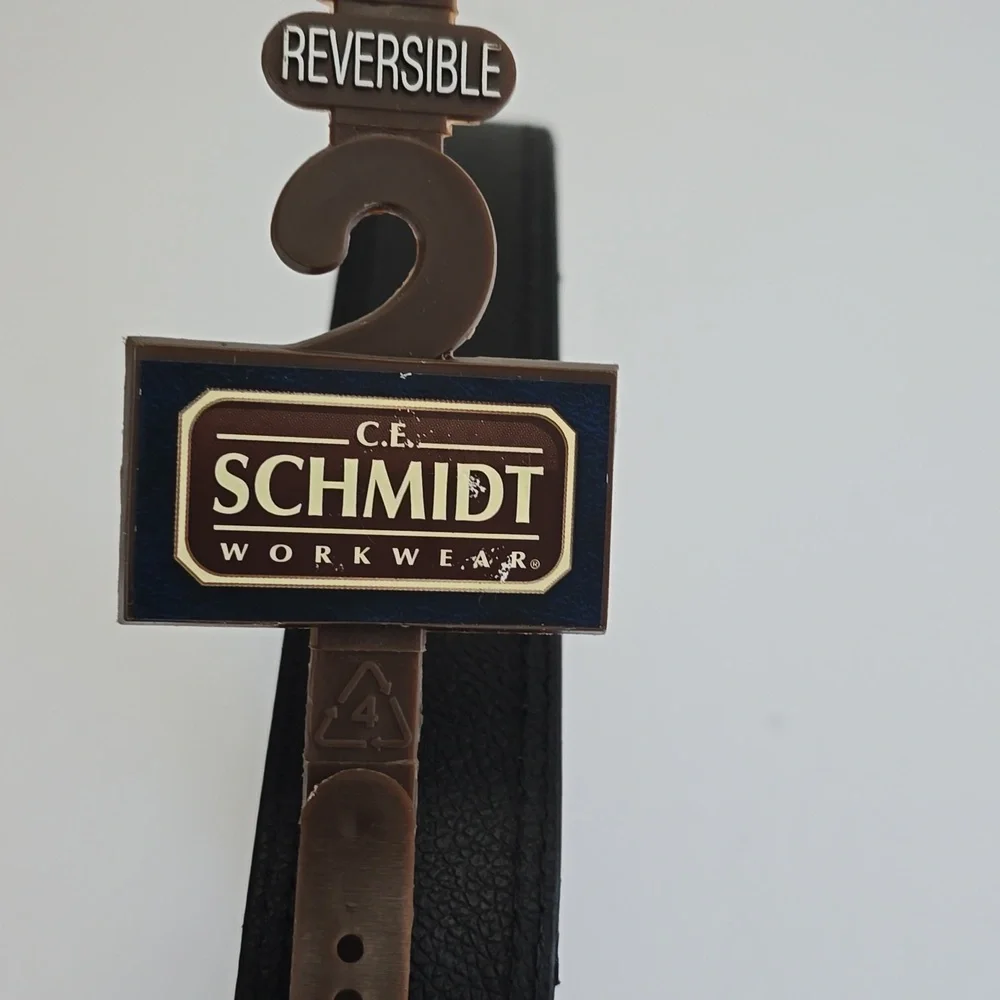 C.E. Schmidt Workwear Men's Reversible Brown Black Leather Belt Size 36
